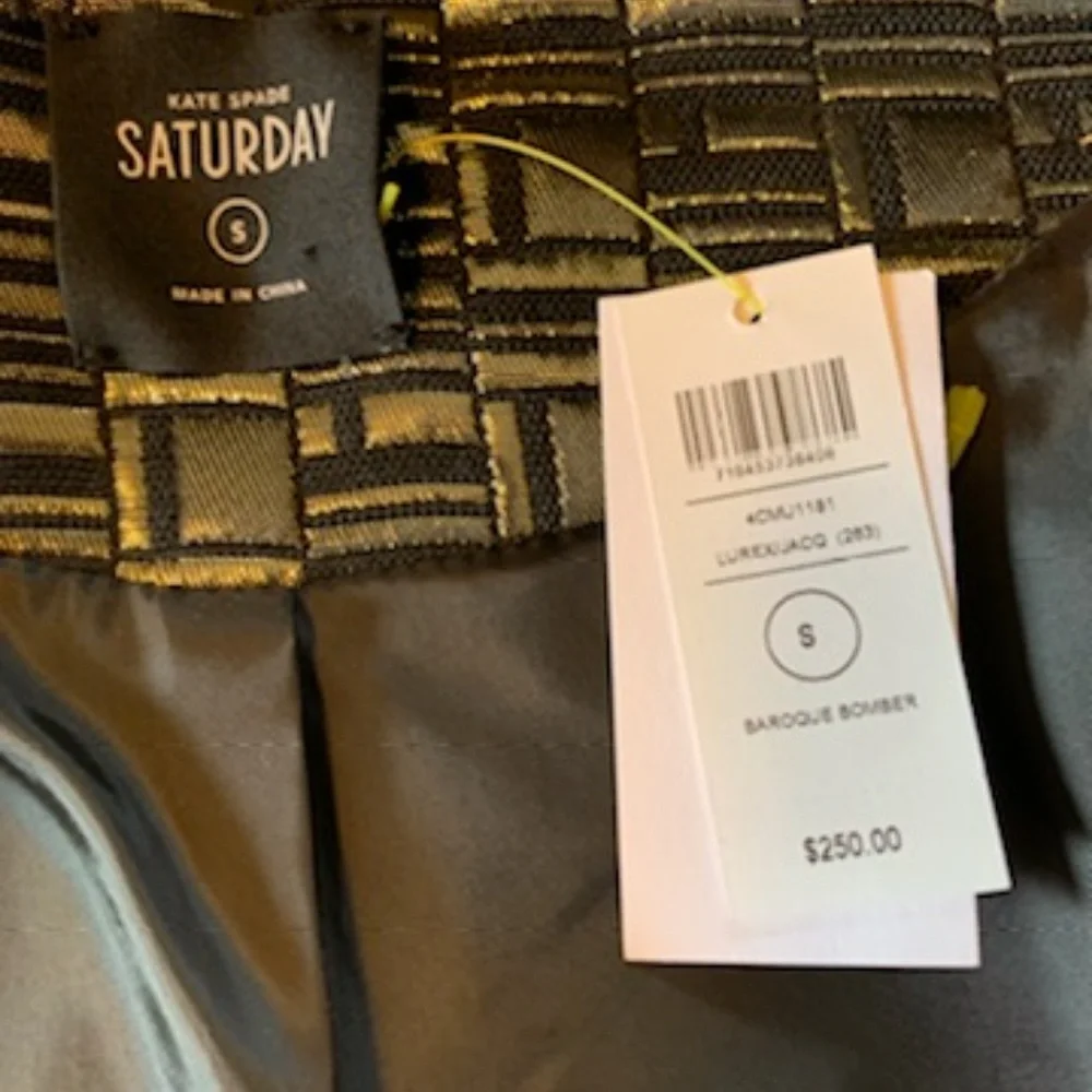 Kate Spade Saturday Baroque Bomber Jacket